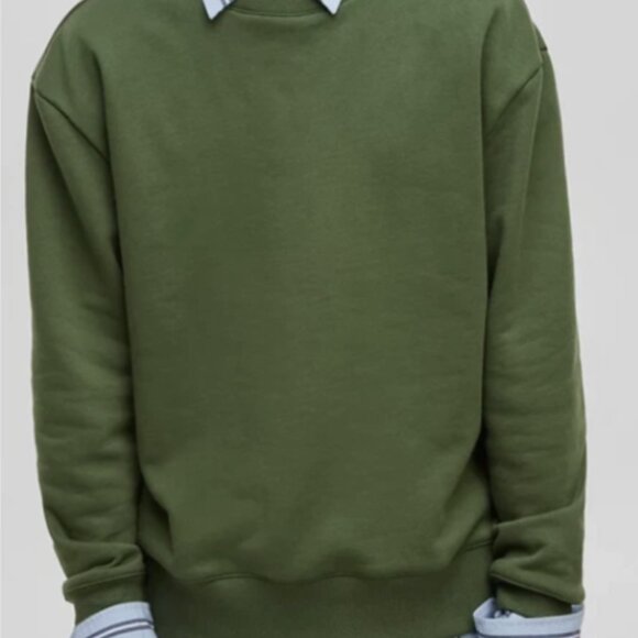 Mode of One Mens Relaxed Fit Fleece Sweatshirt Black Forest Size L - Picture 1 of 6